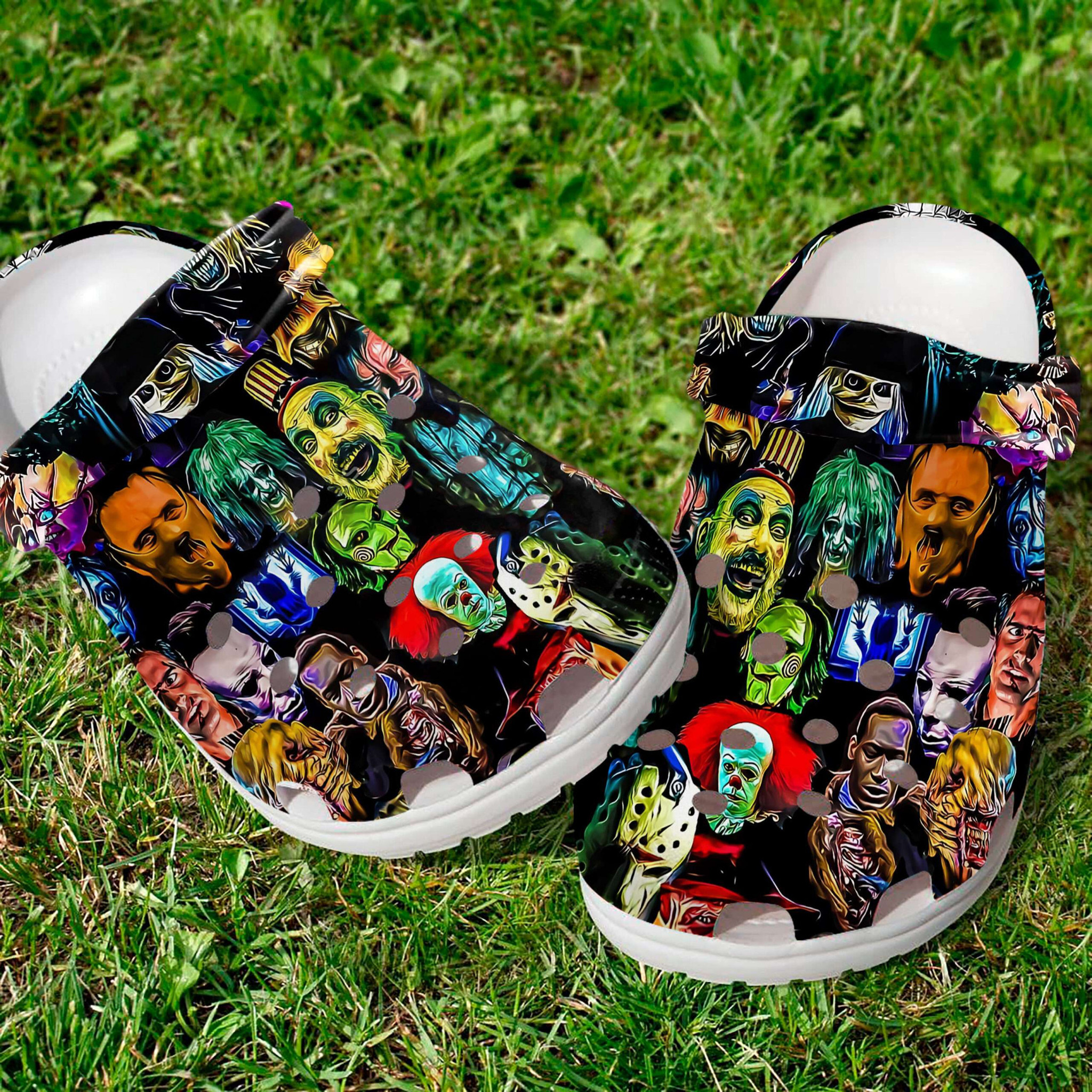 Halloween Horror Villains Collection Crocband Clogs