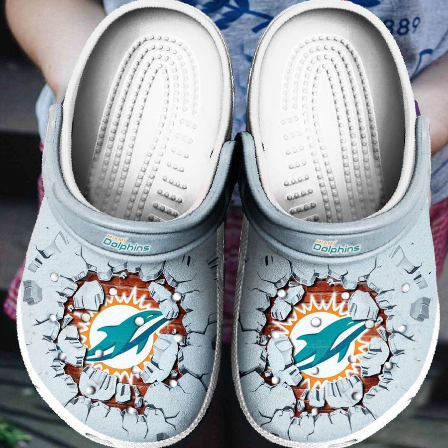 Miami Dophin Tide Clog Crocs Shoes