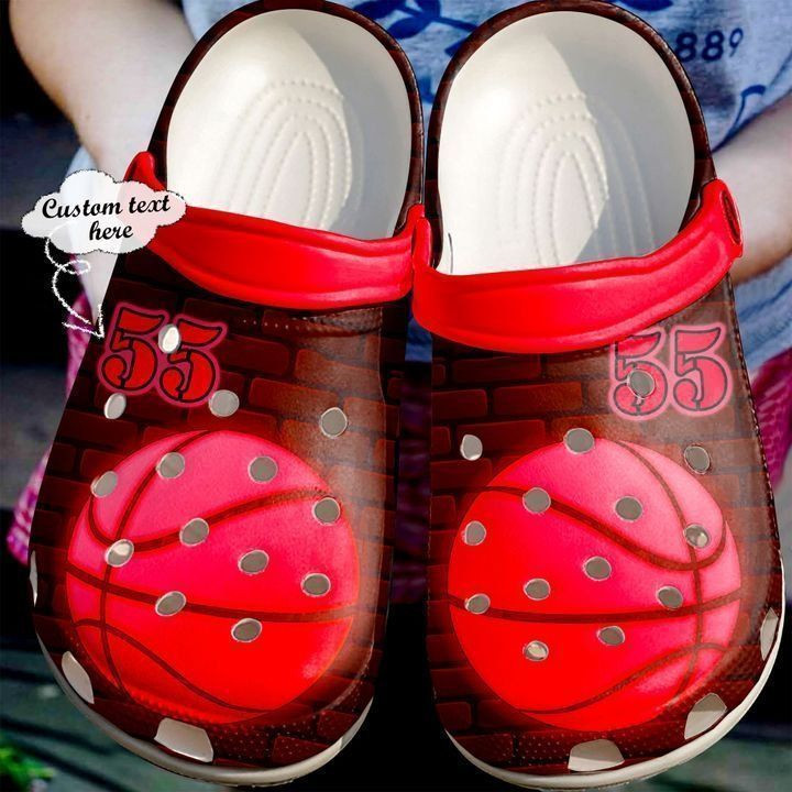 Basketball Personalized Neon Classic Clogs Crocs Shoes