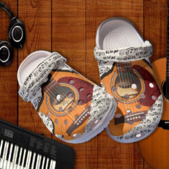 Guitarist Music Lyrics Croc Crocs Shoes Gift Men Women- Guitar Lover 3D Crocs Shoes Croc Clogs Gift Birthday