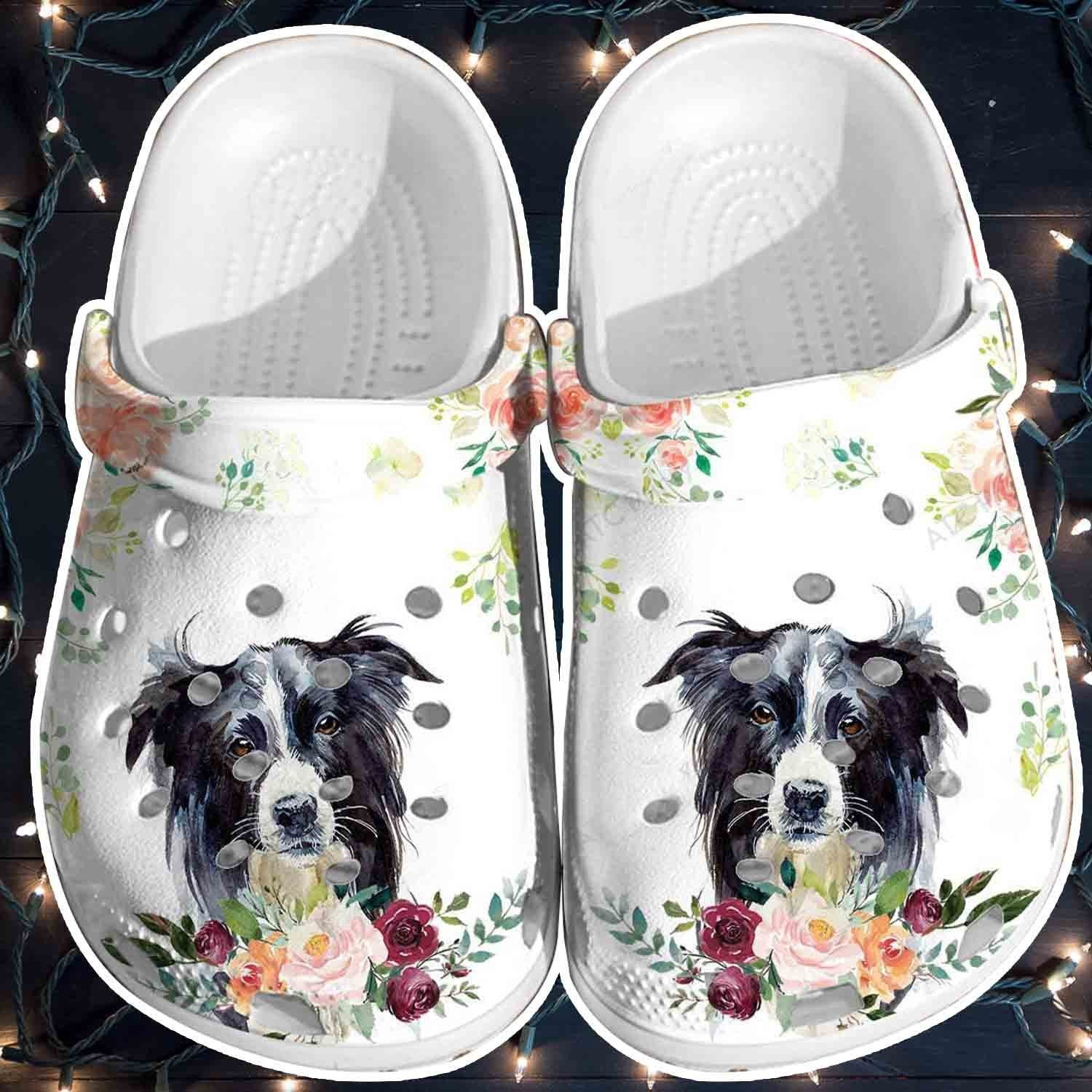 Dog Flower Croc - Animal Crocs Shoes Crocbland Clog Gifts For Niece