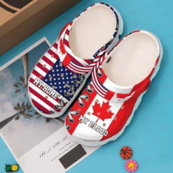 Canada My Home Blood Classic Clogs Crocs Shoes