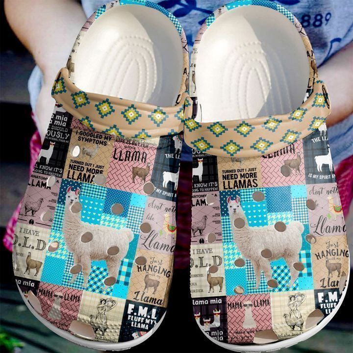 Llama Lover Classic Clogs Crocs Shoes