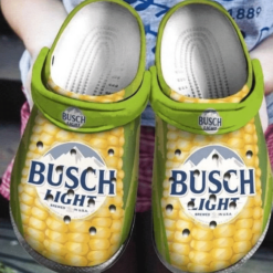 Busch Light Comfortable For Mens And Womens Classic Water Clog Crocs Shoes