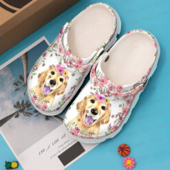 Golden Retriever Baby Classic Clogs Crocs Shoes