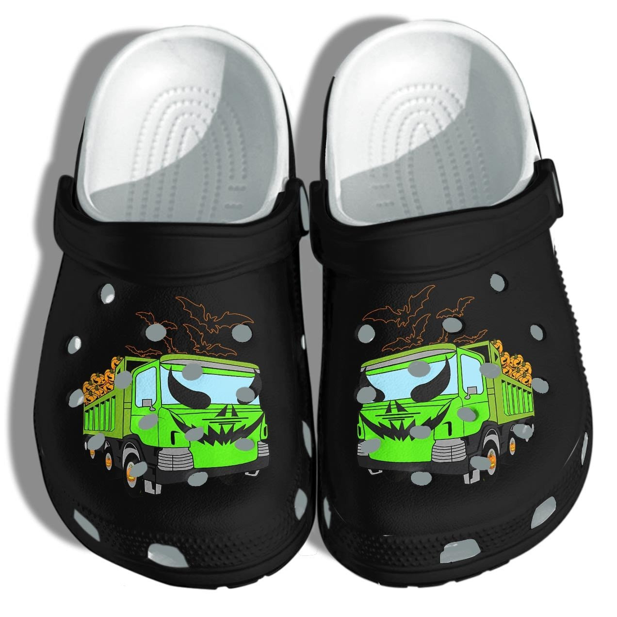 A Truck Of Pumpkins Halloween Crocs Shoes Crocband Clog Gift For Men Women