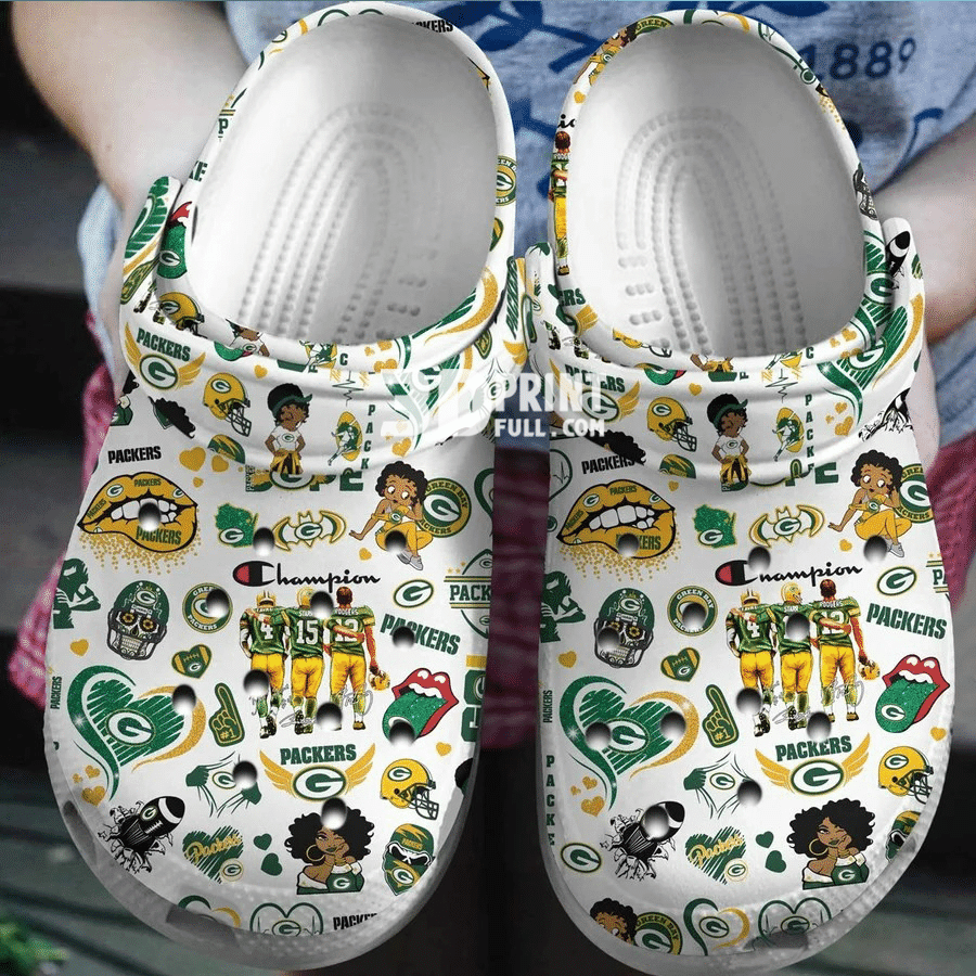 Green Bay Packers For Adults Kids Womens Mens Crocs Clog Shoes