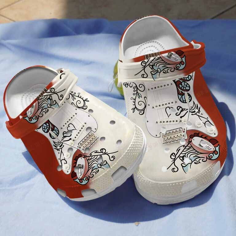 Jimi Fender Guitar Clogs Crocs Shoes Birthday Gifts For Friends