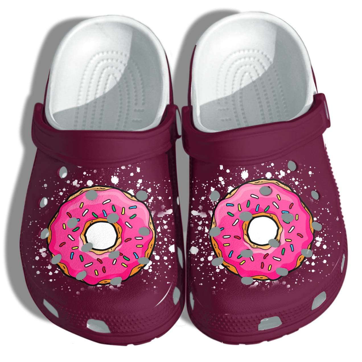 Cute Donut Cake Crocband Clog Crocs Shoes