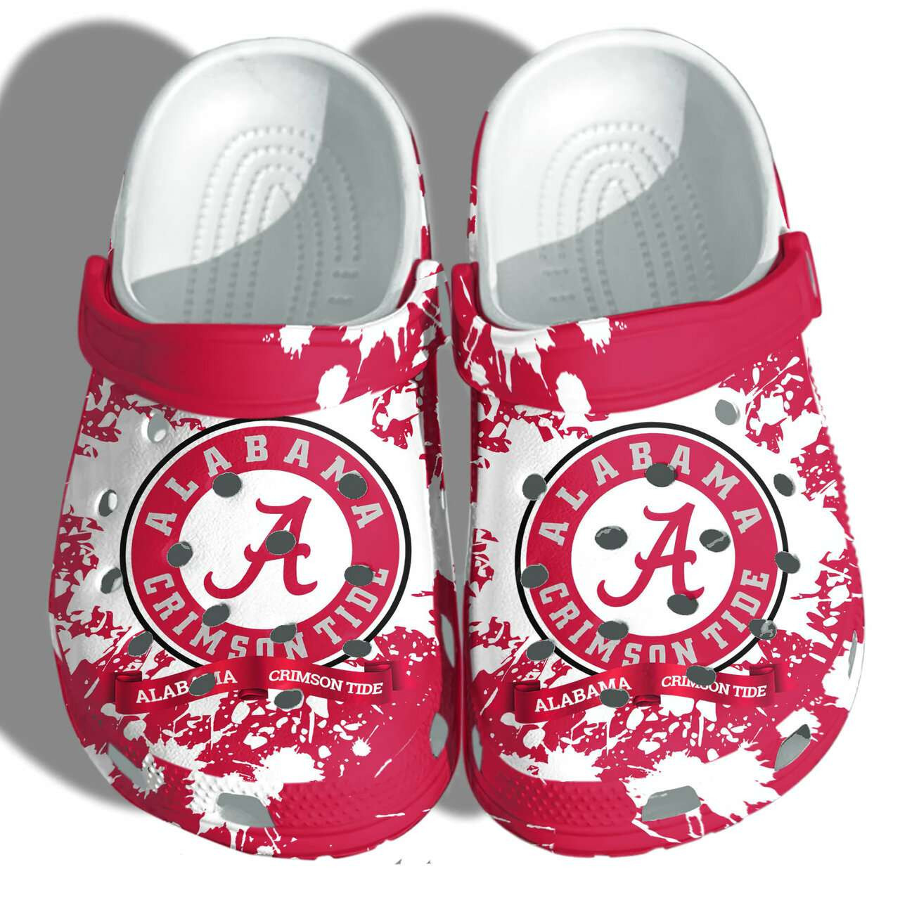 Alabama Football Fan Crocband Clogs