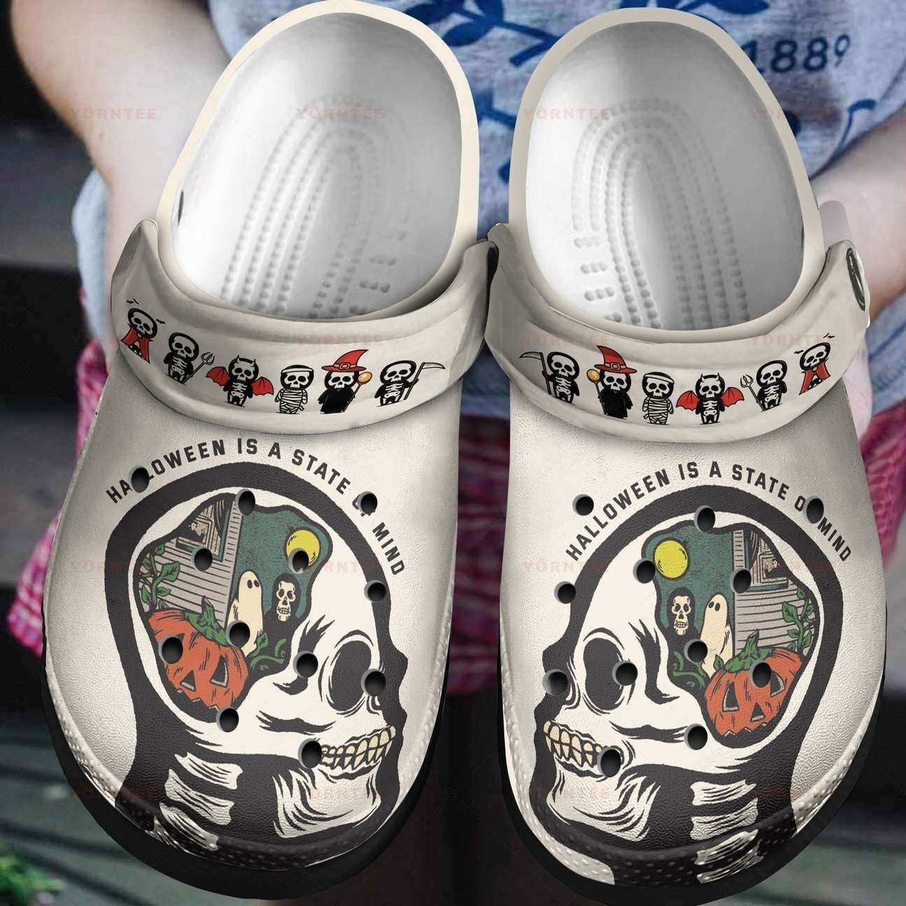 Halloween Is A State Of Mind Crocband Clogs