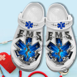 Ems Worker Crocs Shoes Gift Birthday Son Daughter- Ems Usa Crocs Shoes Croc Clogs Gifts Birthday