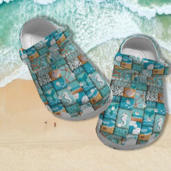 Life Beach Ocean 3D Croc Crocs Shoes Gift Grandaughter- Sister Beach Crocs Shoes Croc Clogs