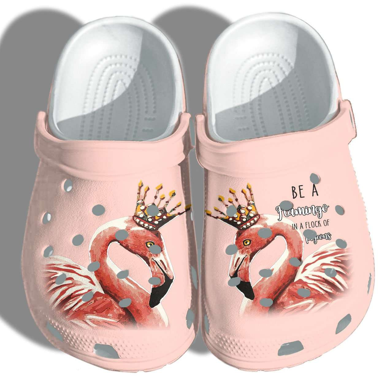 Flamingo Queen Be A Flamingo In A Flock Of Pigeons Crocband Clog Crocs Shoes