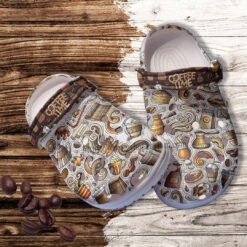 Coffee Tea Party Cake Sticker Croc Crocs Shoes Gift Men Women- Coffee Shop Worker Crocs Shoes Croc Clogs Gift