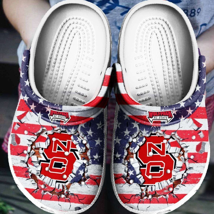 Nc State Wolfpack Clog Crocs Shoes