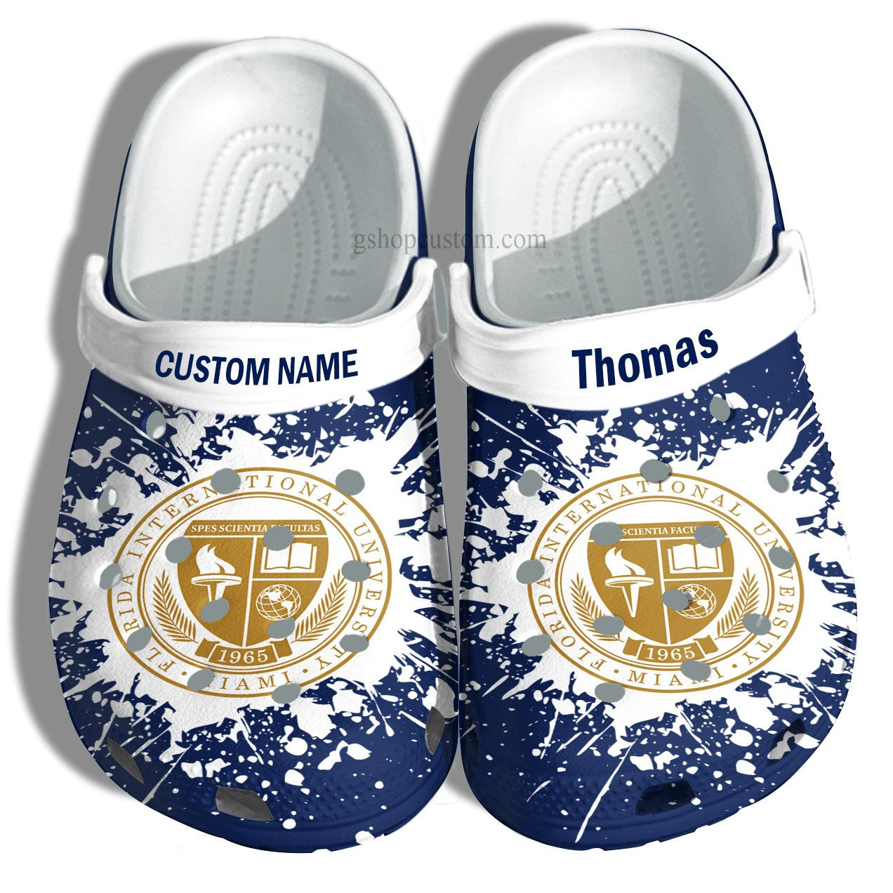 Florida International University Graduation Gifts Croc Crocs Clog Shoes Customize- Admission Gift Crocs Clog Shoes