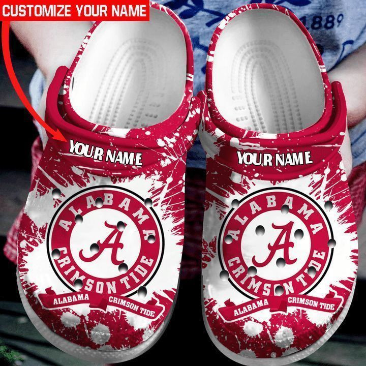 Alabama Football Clog Crocs Shoes