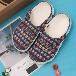 Camping Pattern Clog Crocs Shoes