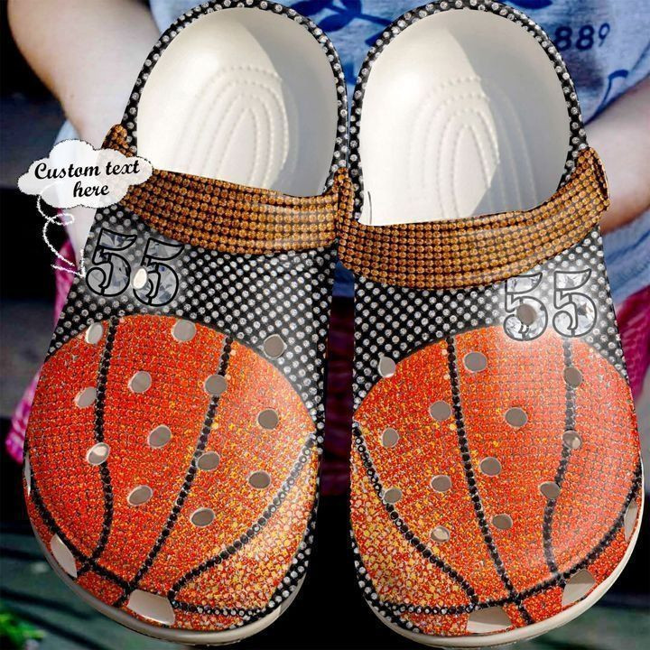 Basketball Personalized Diamond Classic Clogs Crocs Shoes