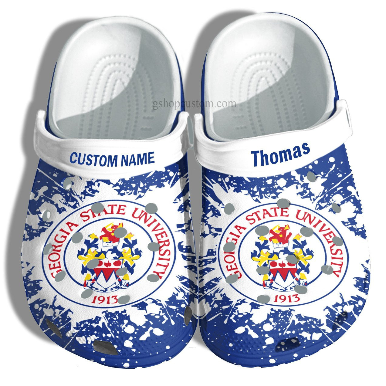 Georgia State University Graduation Gifts Croc Crocs Clog Shoes Customize- Admission Gift Crocs Clog Shoes