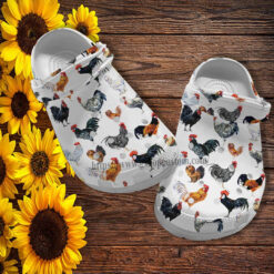 Chicken Breed House Croc Crocs Shoes Gift Country Girl- Farmer Chicken Crocs Shoes Croc Clogs Women