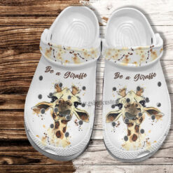 Giraffe Face Funny Croc Crocs Shoes For Girl Boy - Giraffe Lover Crocs Shoes Croc Clogs Birthday Gift