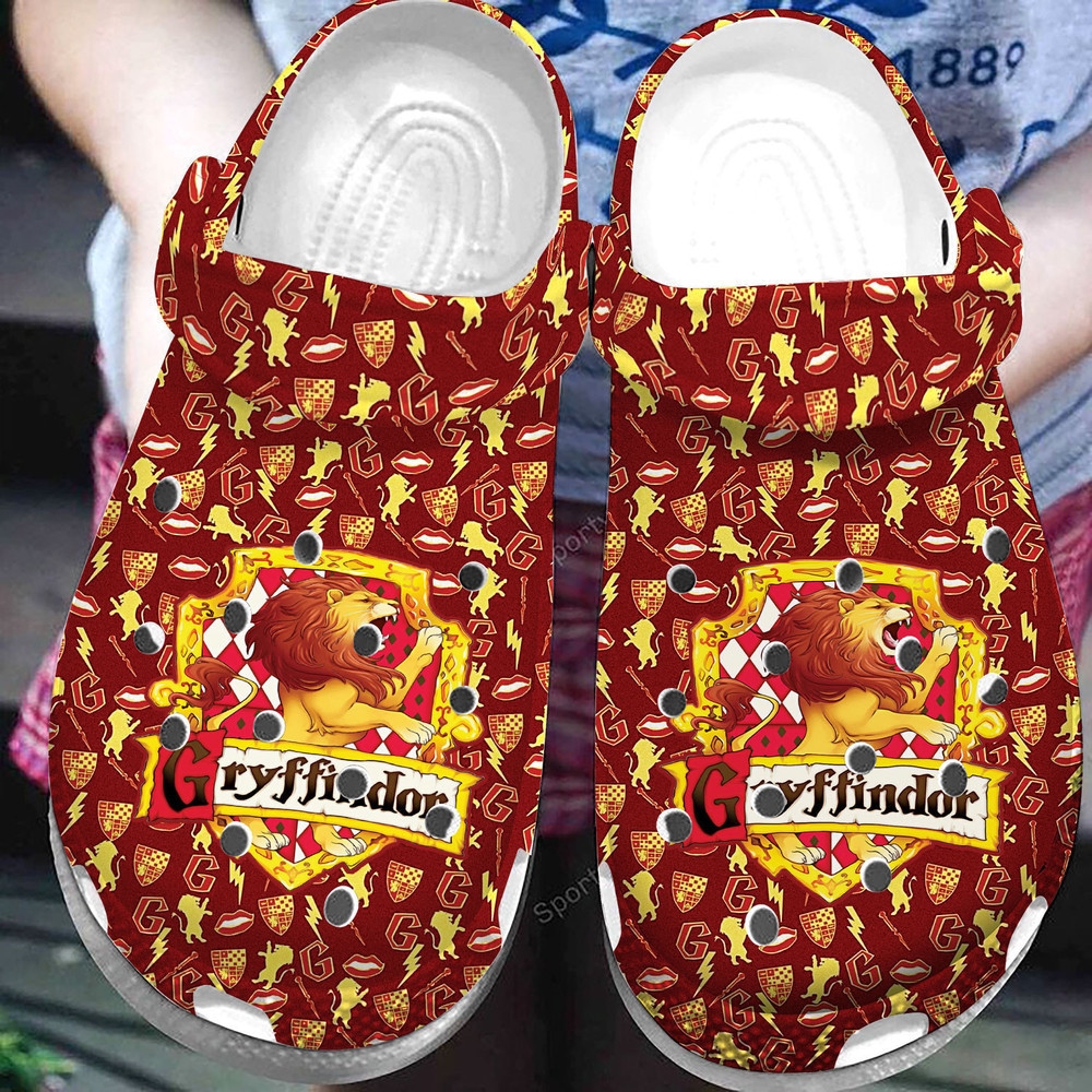 Amazing Grffindor House Hp Clog Crocs Shoes