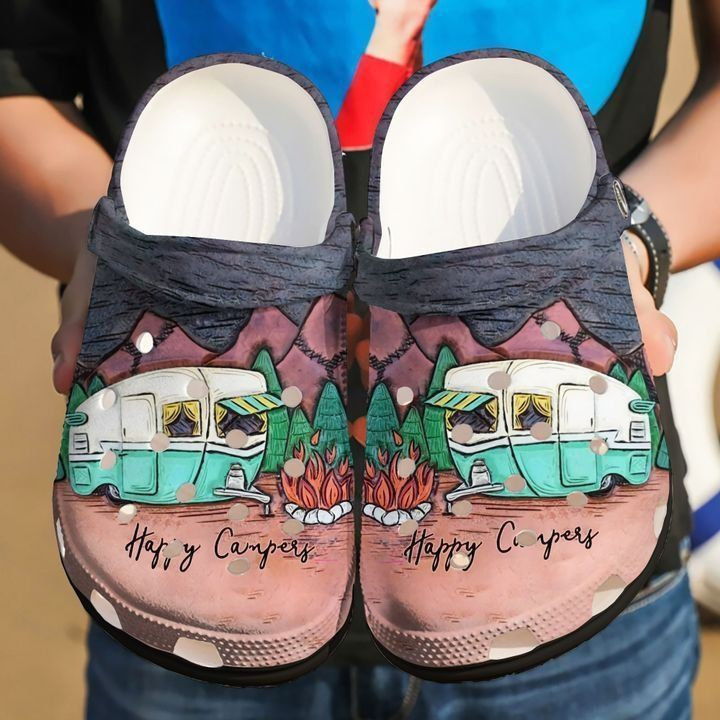 Camping Personalized I Love Clog Crocs Shoes