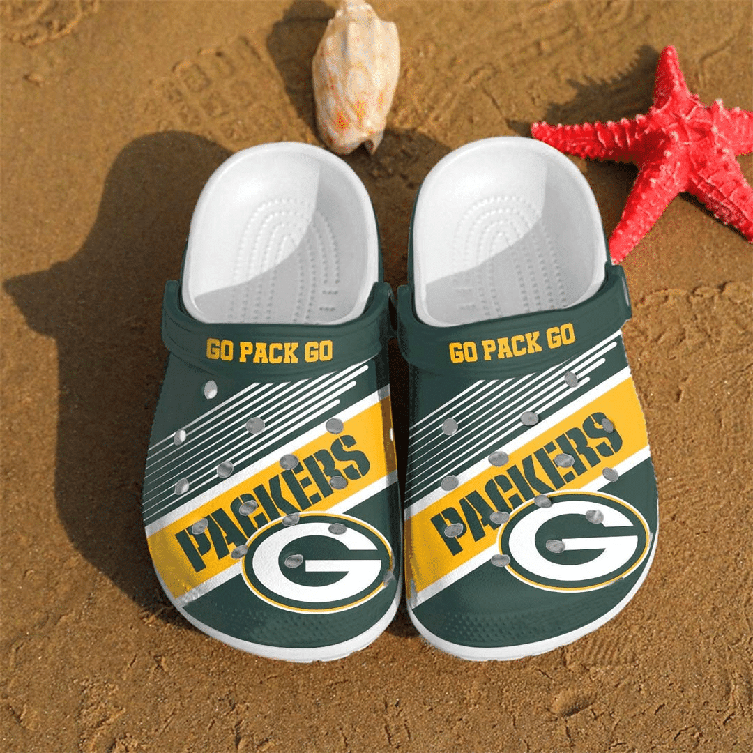 Green Bay Packers Go Pack Go Crocs Clog Shoes