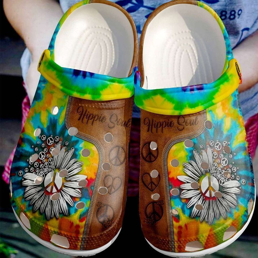 Hippie Happy Father39S Day Clog Crocs Shoes