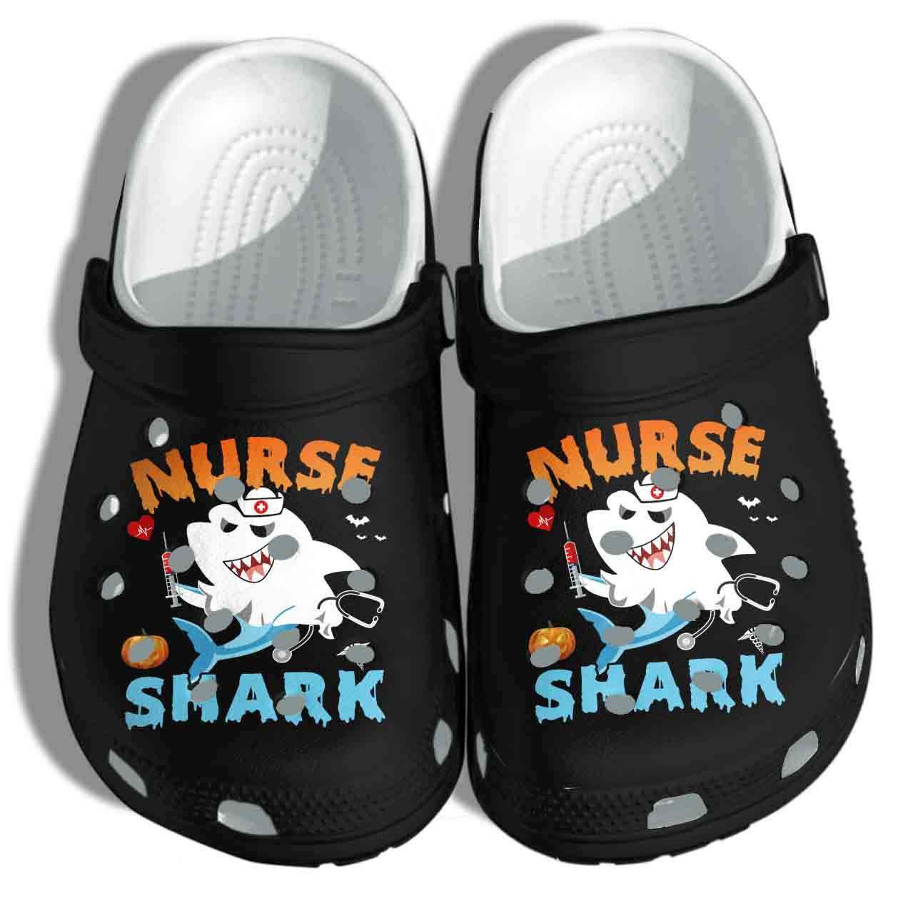 Halloween Nurse Shark Boo Costume Crocband Clogs Crocs Shoes