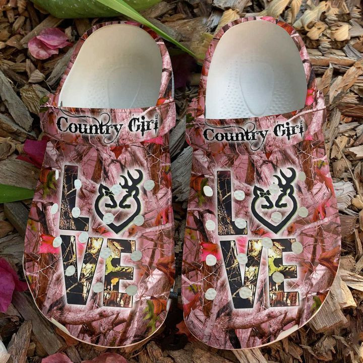 Country Girl Love Classic Clogs Crocs Shoes