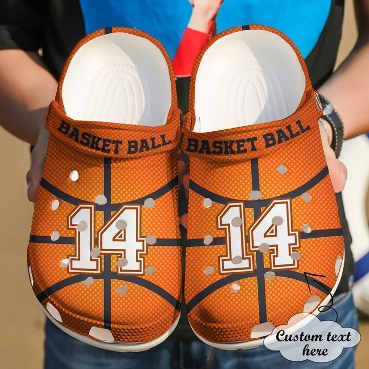 Basketball Personalized Ball Classic Clogs Crocs Shoes