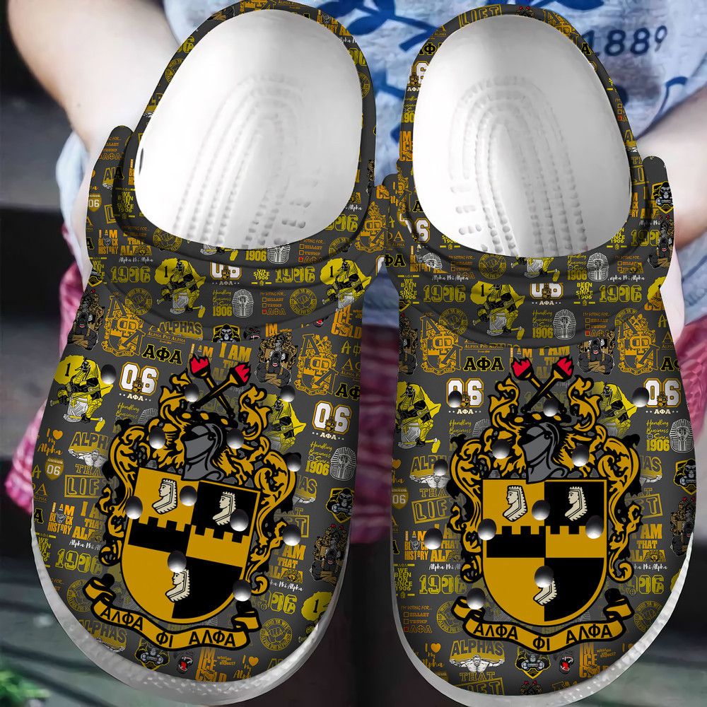 Alpha Phi Alpha Classic Clogs Crocs Shoes