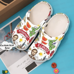 Illinois Personalized State Proud Classic Clogs Crocs Shoes