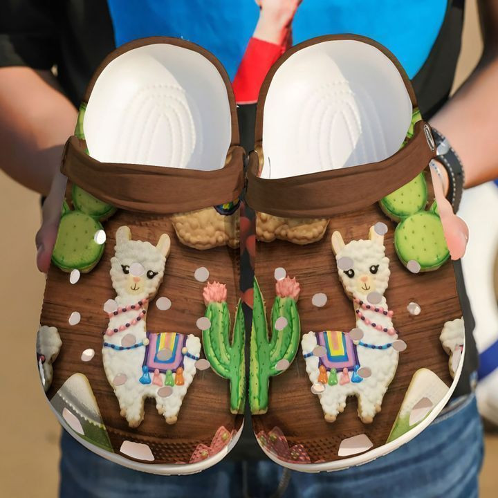 Llama Cookie Classic Clogs Crocs Shoes