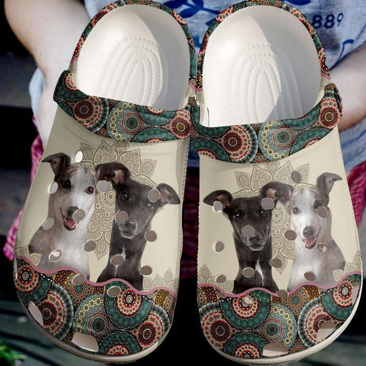 Greyhound Boho Clog Crocs Shoes