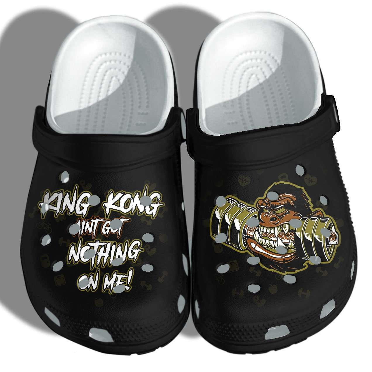 Muscle Gym King Kong Gymer Lift Crocband Clog Crocs Shoes