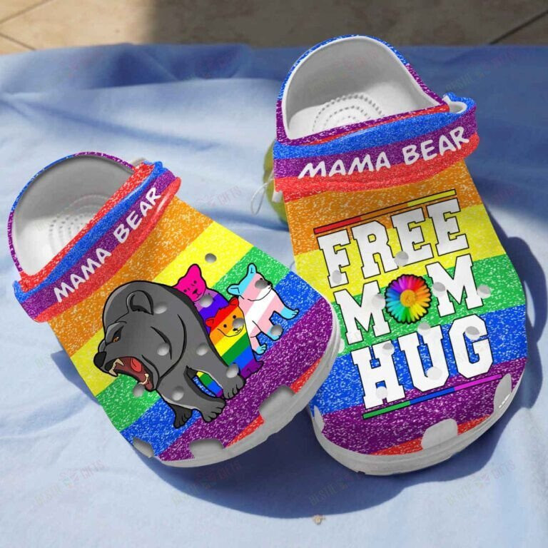 Free Nin Hug Lgbt Crocs Shoes Clogs Gifts For Mother Days