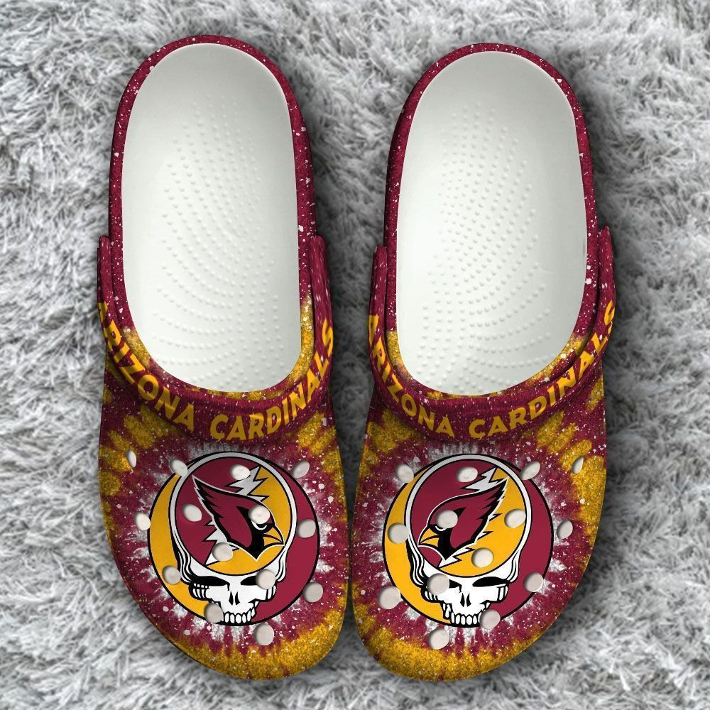 Nfl Arizona Cardinals Grateful Dead Classic Gift For Fan Crocs Clog Shoes