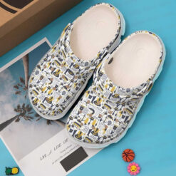 Fishing Pattern Classic Clogs Crocs Shoes