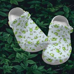 Frog Funny Pattern Croc Crocs Shoes Gift Women- Frog Girl Lover Crocs Shoes Croc Clogs Gift Niece