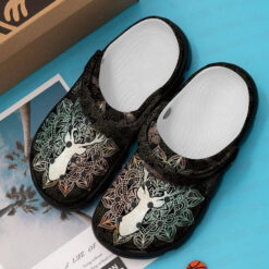 Deer Hippy Cool Crocs Shoes - Secret Deer Flower Light Up Crocbland Clog