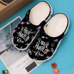 Hairstylist Personalized Hair Hustler Galaxy Classic Clogs Crocs Shoes