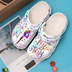 Gymnastics Reach For The Stars Clog Crocs Shoes