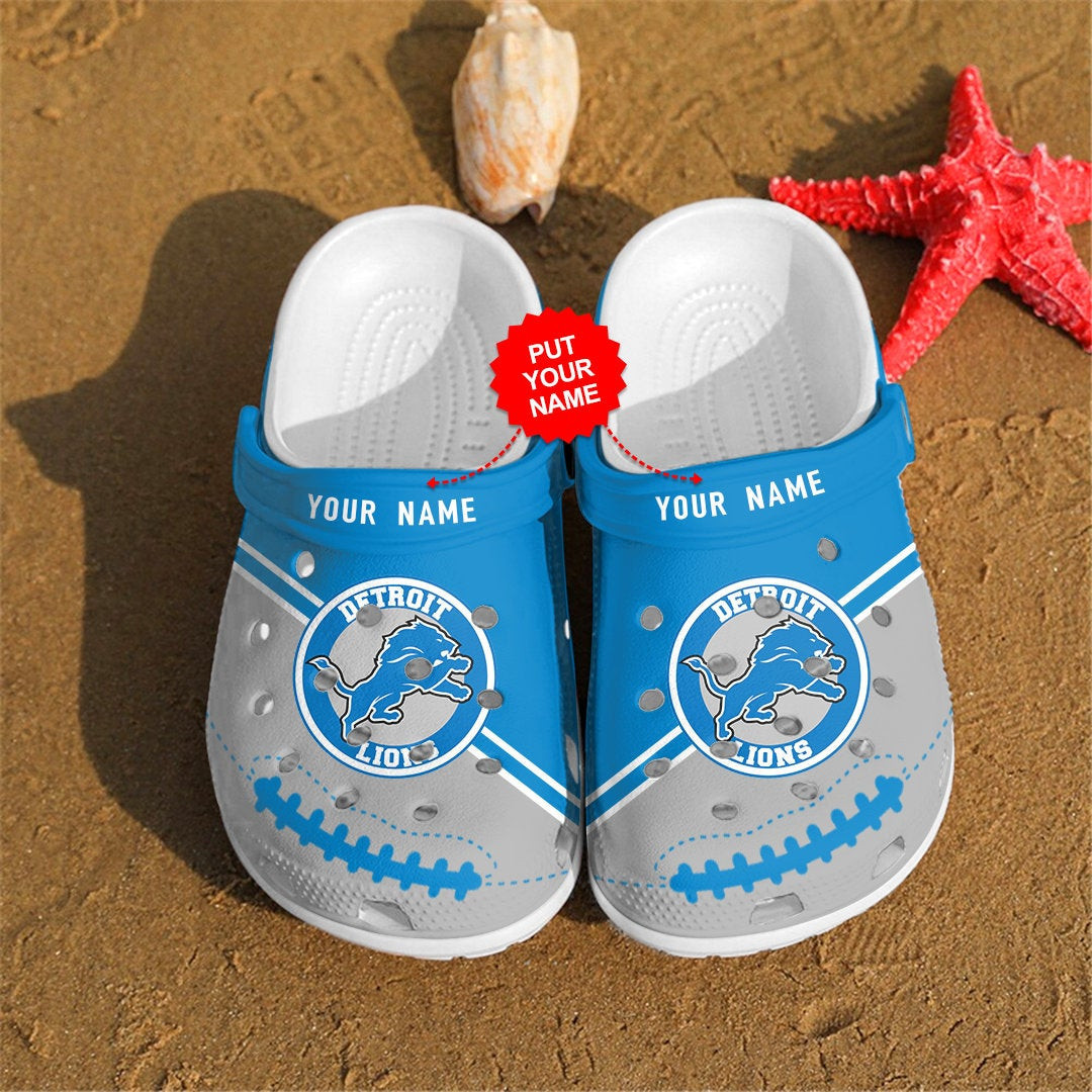 Lions Personalized Custom Clog Crocs Shoes