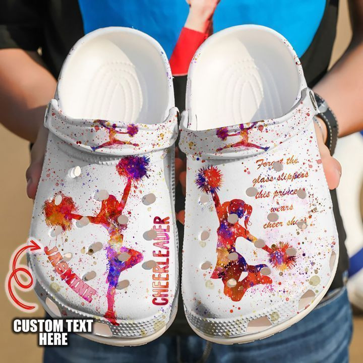 Cheerleader Personalized Forget Glass Slippers Classic Clogs Crocs Shoes