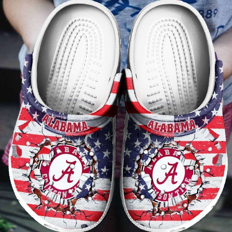 Alabama Flag Clog Crocs Shoes