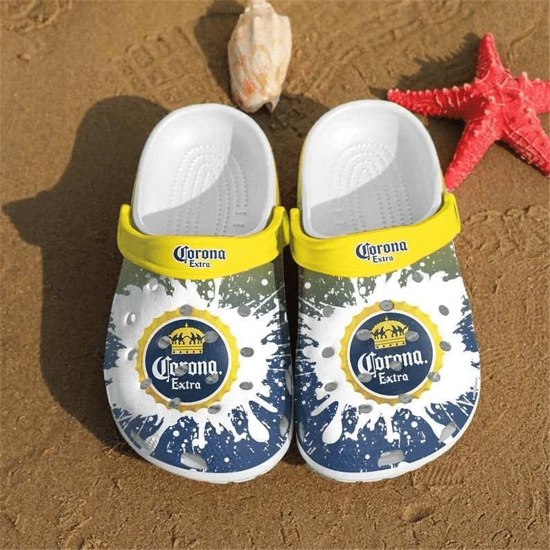 Corona Extra Beer Drop Clog Crocs Shoes